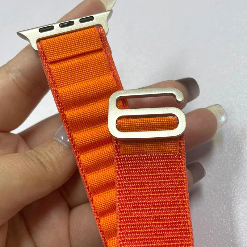 Original Strap for Apple watch Ultra Band 49mm 44mm 45mm 40mm 41mm 42mm 38mm Alpine loop bracelet correa iwatch 9 8 7 SE 6 5 4 3